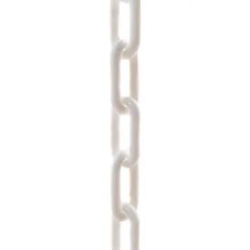 Plastová Řetěz Bílá